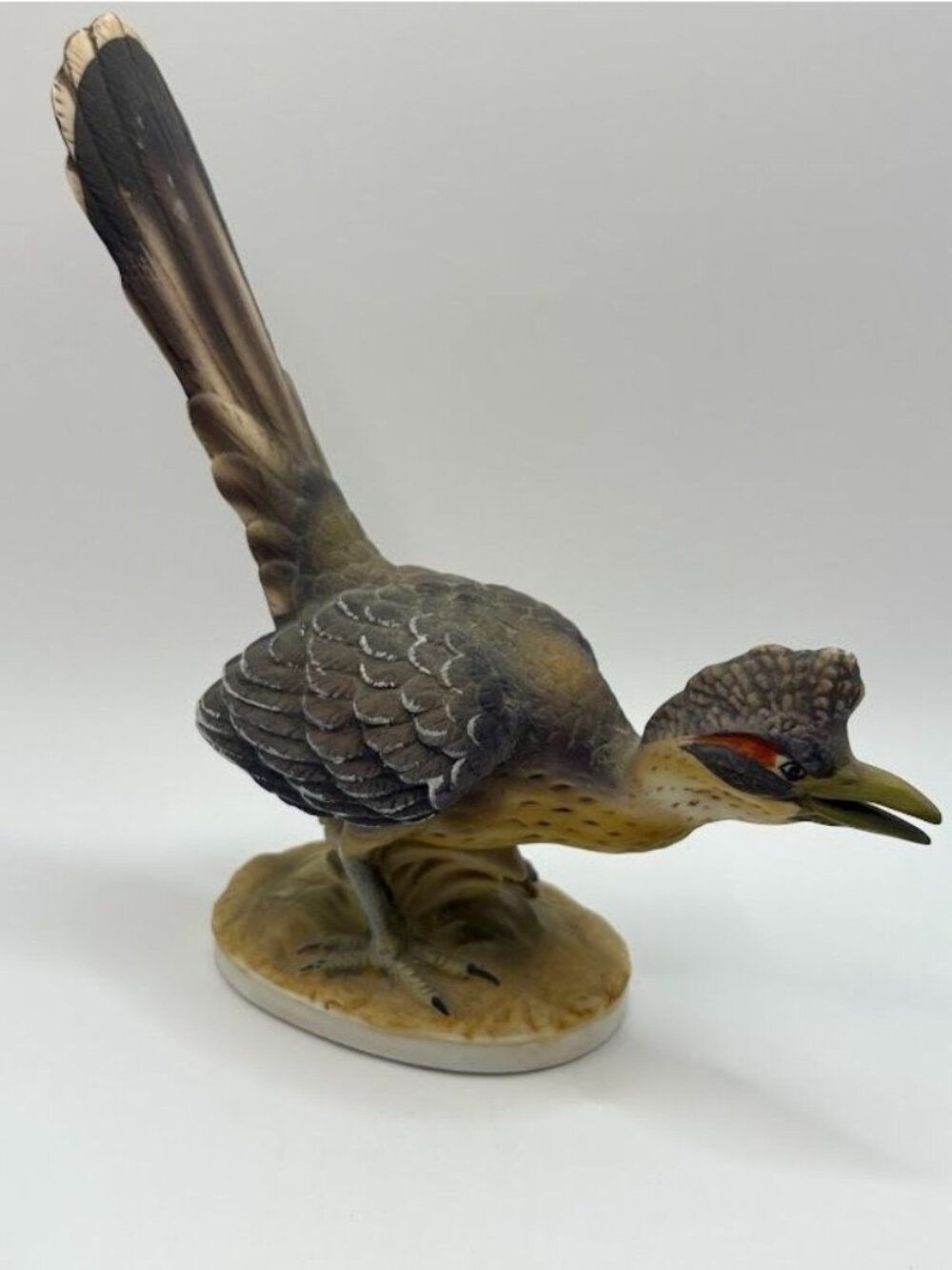Lefton Figurine Ring Tailed Pheasant Roadrunner Sculpture Japan